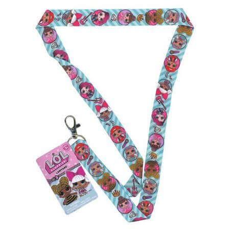 LOL Surprise! - Lanyard with Lobster Claw ID Key Holder - SKU:LOLL - UPC:678634506078 - Party Expo