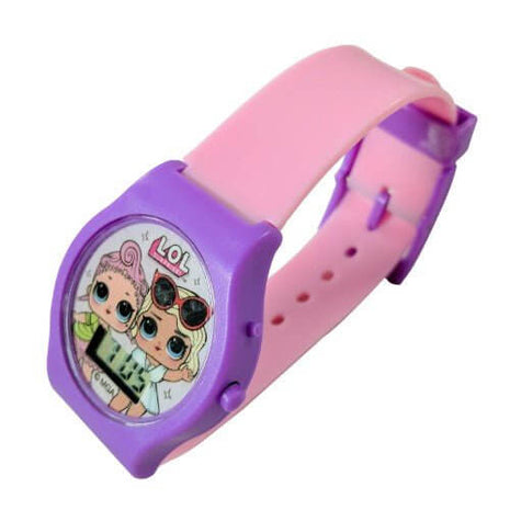 LOL Surprise! - Pink & Purple Digital Watch - SKU:LOL40301 - UPC:030506483076 - Party Expo