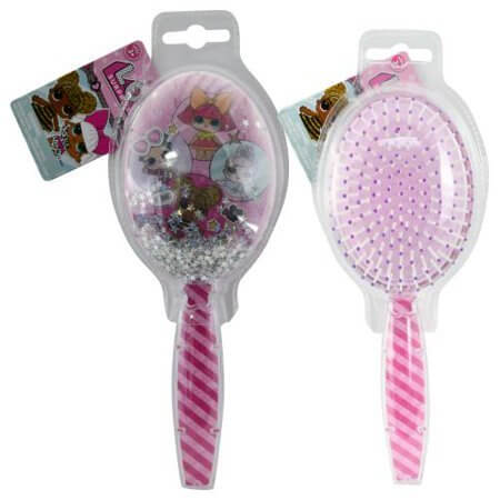 LOL Surprise! - Printed Hair Brush with Confetti - SKU:LOL053 - UPC:678634506627 - Party Expo