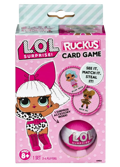 LOL Surprise! - Ruckus Card Game with Figurine - SKU:6044446 - UPC:778988155622 - Party Expo