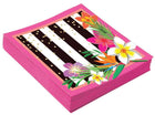 Luau - Hawaiian Flower-Themed Summer Beverage Napkins (16ct) - SKU:82849 - UPC:721773828492 - Party Expo