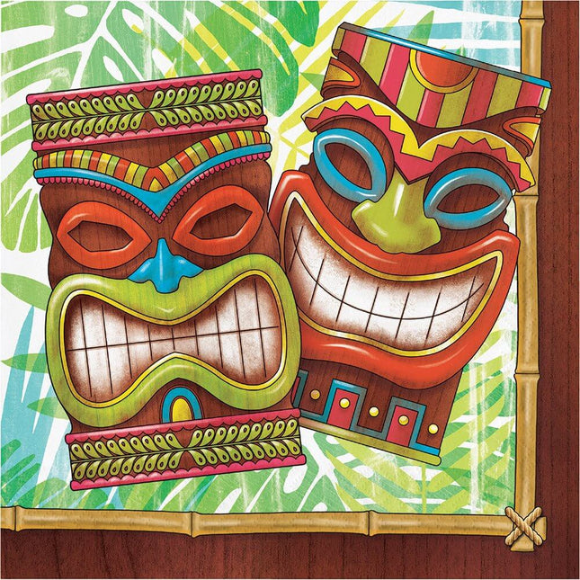 Luau - Tiki Time Lunch Napkins (16ct) - SKU:327315 - UPC:039938448806 - Party Expo