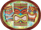 Luau - Tiki Time Oval Platter - SKU:327316 - UPC:039938448813 - Party Expo