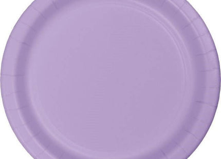 Luscious Lavender 9" Plate - SKU:47193B - UPC:039938171063 - Party Expo