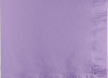 Luscious Lavender Beverage Napkins - SKU:57193B - UPC:039938167950 - Party Expo