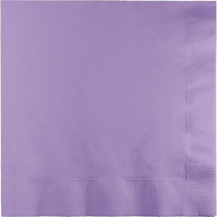 Luscious Lavender Lunch Napkins - SKU:58193B - UPC:039938168278 - Party Expo