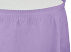 Luscious Lavender Plastic Tableskirt - SKU:010034- - UPC:073525025957 - Party Expo