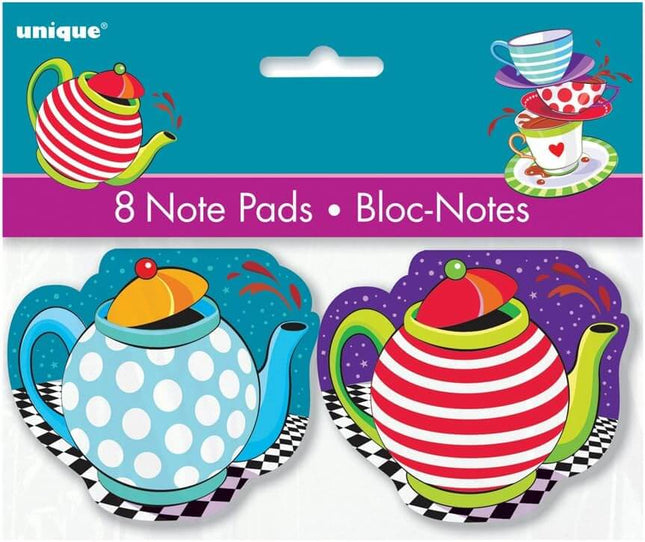 Mad Tea Party Note Pads - SKU:49520 - UPC:011179495207 - Party Expo