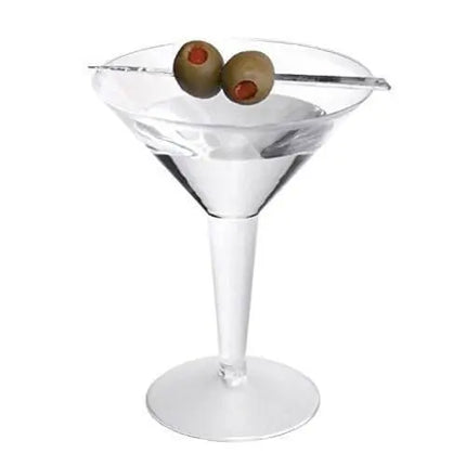 Martini Glass Clear - 2 piece - Party Expo