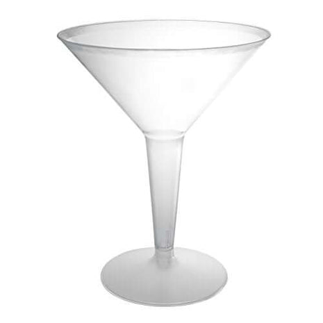 Martini Glass Clear - 2 piece - SKU:N81021 - UPC:098382608211 - Party Expo