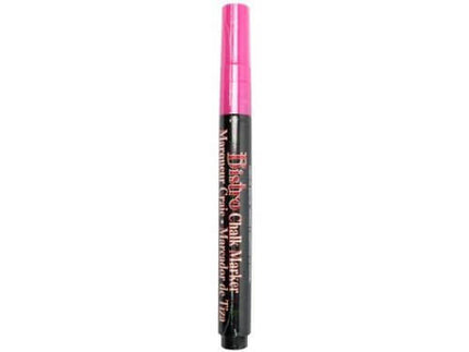 Marvy Bistro Fine Tip Chalk Marker - Fluorescent Pink - SKU:482SF9 - UPC:028617482194 - Party Expo