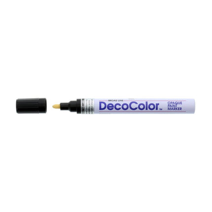 Marvy Decocolor Marker Broad Line - Black - SKU: - UPC:028617030111 - Party Expo