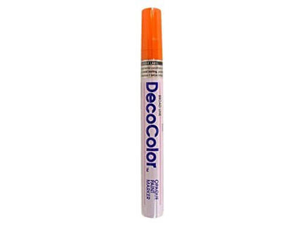 Marvy Decocolor Marker Broad Line - Orange - SKU: - UPC:028617030715 - Party Expo