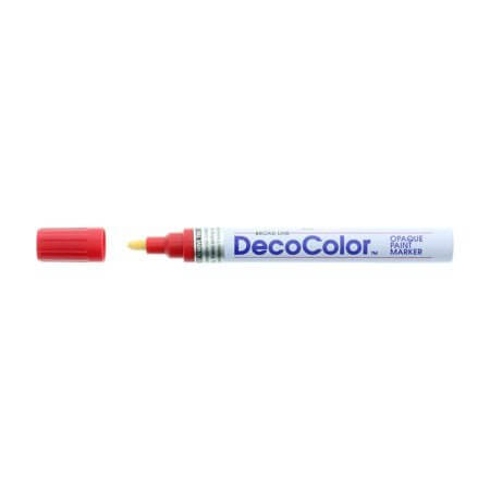Marvy Decocolor Marker Broad Line - Red - SKU: - UPC:028617030210 - Party Expo