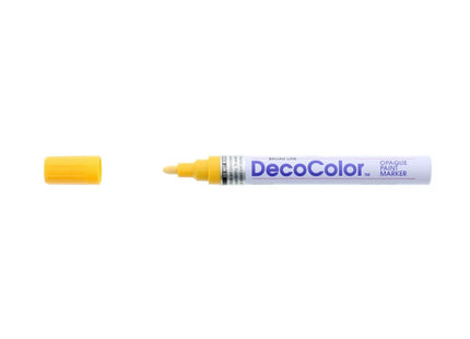 Marvy Decocolor Marker Broad Line - Yellow - SKU: - UPC:028617030517 - Party Expo