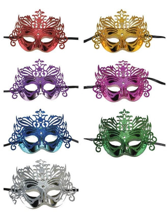 Mask Carnival Glitter Assortment - SKU:61661 - UPC:8712364616613 - Party Expo