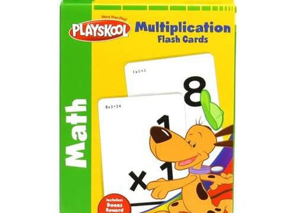 Math Education Toys - Playskool Multiplication Flash Card Set - SKU:11509G1 - UPC:788958115099 - Party Expo