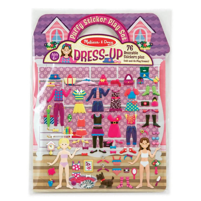 Melissa & Doug Dress-up Puffy Sticker Play set - SKU:2195 - UPC:000772021951 - Party Expo