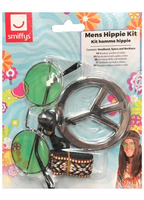 Men's Hippie Kit - SKU:28358 - UPC:5020570283585 - Party Expo