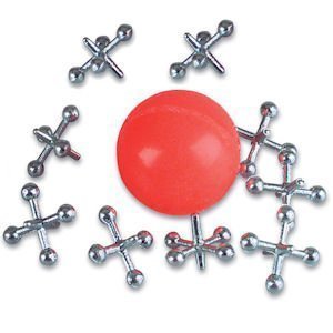 Metal Jacks and Ball Set - SKU:3L207 - UPC:780984441067 - Party Expo