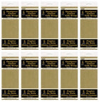 Metallic Gold Tissue Paper (5ct) - SKU:6140 - UPC:011179061402 - Party Expo