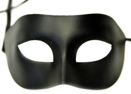 Metallic Mask Male - Black - SKU:M7344GB - UPC:831687073441 - Party Expo