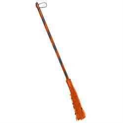Metallic Witch Broom - Orange - SKU:6110 - UPC:082686061100 - Party Expo