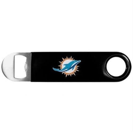 Miami Dolphins - Long Neck Bottle Opener - SKU:FLBO060 - UPC:754603470646 - Party Expo