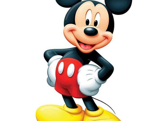 Mickey Mouse - Classic Red Cardboard Standee - SKU:659 - UPC:082033006594 - Party Expo