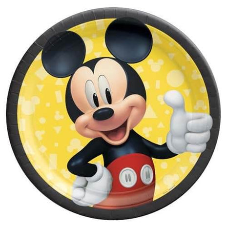 Mickey Mouse Forever - 9" Paper Plates (8ct) - SKU:552480 - UPC:192937105047 - Party Expo