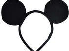 Mickey Mouse - Solid Black Ear Shaped Headband - SKU:MCEH - UPC:678634479983 - Party Expo