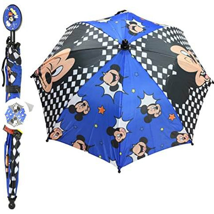 Mickey Mouse - Umbrella with Clamshell Handle - SKU:MKM1553STK - UPC:081715953744 - Party Expo