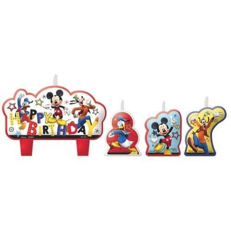 Mickey On The Go - Birthday Candle Set - SKU:171789 - UPC:013051762872 - Party Expo