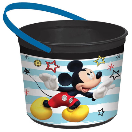 Mickey On The Go - Favor Container (1ct) - SKU:261789 - UPC:013051762957 - Party Expo