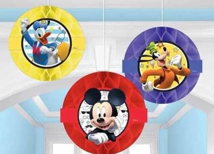 Mickey On The Go - Honeycomb Decorations - SKU:291789 - UPC:013051778675 - Party Expo