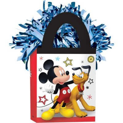 Mickey On the Go - Mini Tote Balloon Weight - SKU:110411 - UPC:013051778798 - Party Expo