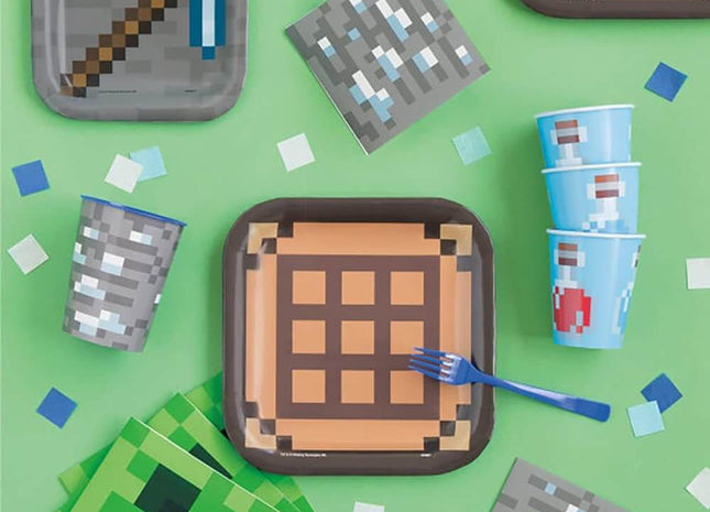 Minecraft Lunch Napkins (16ct) - SKU:79402 - UPC:011179794027 - Party Expo