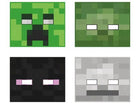 Minecraft Paper Masks - SKU:79359 - UPC:011179793594 - Party Expo