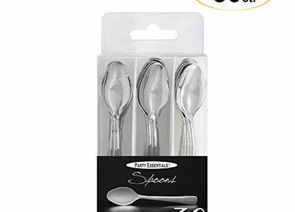Mini Spoons Silver - SKU:N423051 - UPC:098382423517 - Party Expo