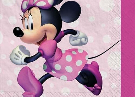 Minnie Mouse Forever - Beverage Napkins (16ct) - SKU:502492 - UPC:192937106303 - Party Expo