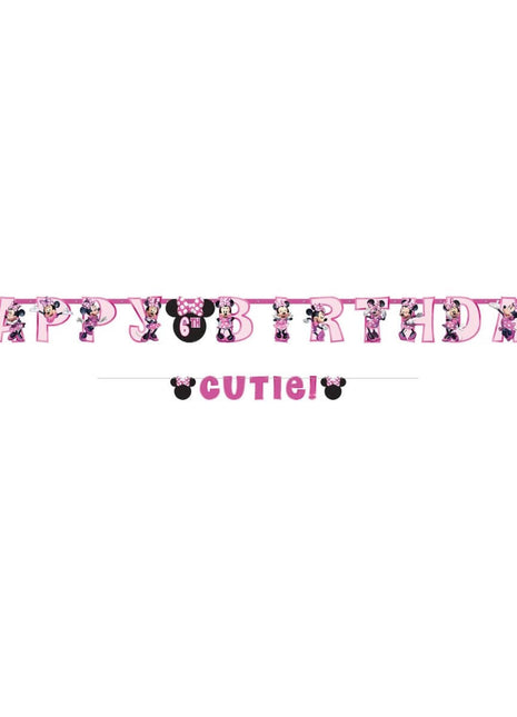 Minnie Mouse Forever - Letter Banner Kit - SKU:122492 - UPC:192937107317 - Party Expo