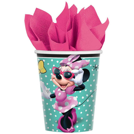 Minnie Mouse Happy Helpers - 9oz Paper Cups (8ct) - SKU:581868 - UPC:013051762605 - Party Expo