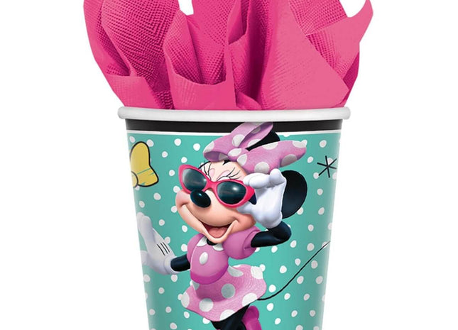 Minnie Mouse Happy Helpers - 9oz Paper Cups (8ct) - SKU:581868 - UPC:013051762605 - Party Expo