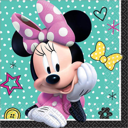 Minnie Mouse Happy Helpers - Beverage Napkins (16ct) - SKU:501868 - UPC:013051762568 - Party Expo