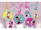 Minnie Mouse Happy Helpers - Hanging Swirl Decorations - SKU:671868 - UPC:013051762698 - Party Expo