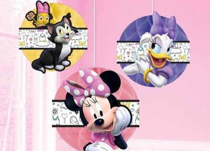 Minnie Mouse Happy Helpers - Honeycomb Decorations - SKU:290076 - UPC:013051776084 - Party Expo