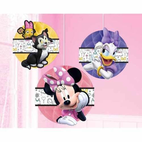 Minnie Mouse Happy Helpers - Honeycomb Decorations - SKU:290076 - UPC:013051776084 - Party Expo