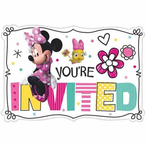 Minnie Mouse Happy Helpers - Invitations - SKU:491868 - UPC:013051762629 - Party Expo