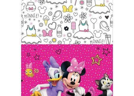 Minnie Mouse Happy Helpers - Plastic Tablecover - SKU:571868 - UPC:013051762612 - Party Expo