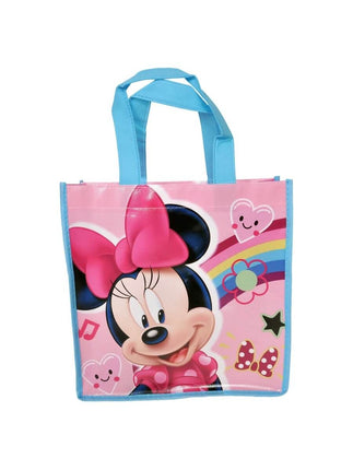 Minnie Mouse - Small Pink Tote Bag with Shiny Printing - SKU:MINTE - UPC:678634302236 - Party Expo
